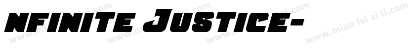 nfinite Justice字体转换